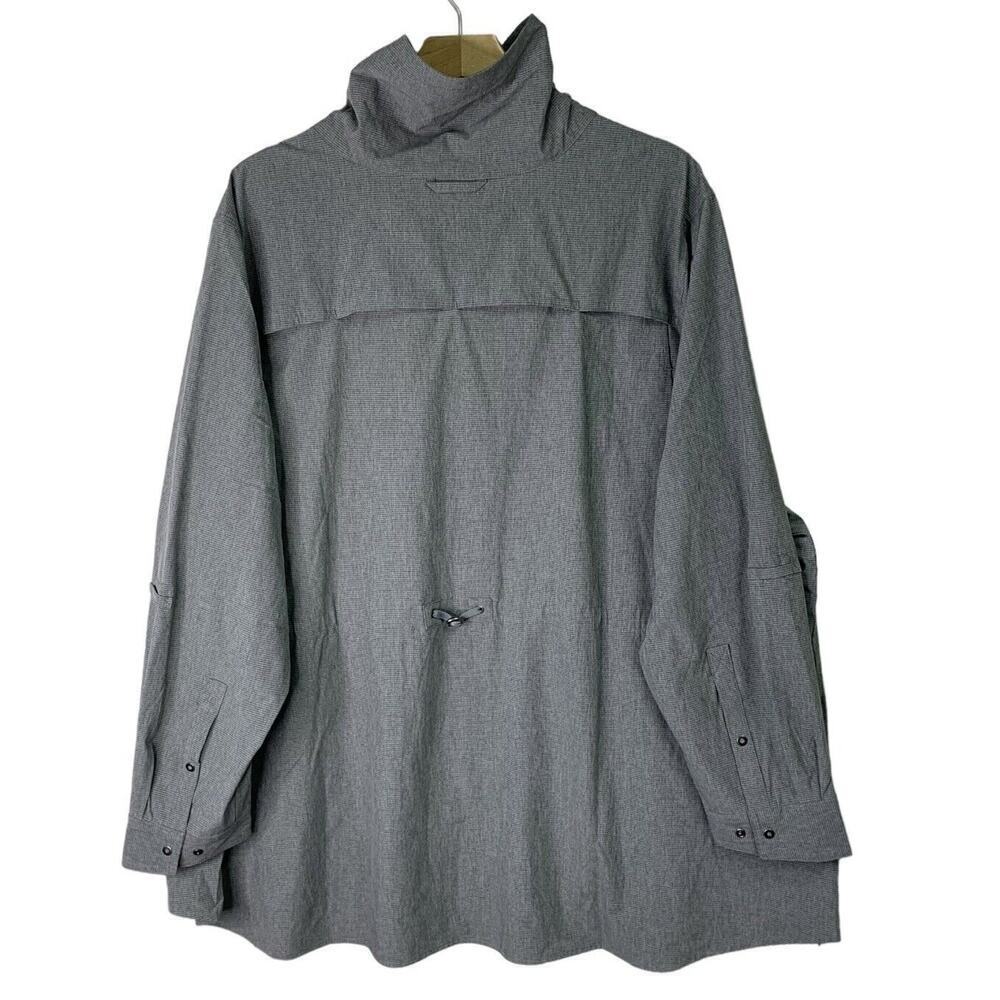 Duluth Sol Survivor Sun Protection Shirt Jac Womens Size 3X Gray NWT $79 - Picture 6 of 6